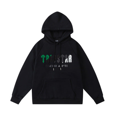 Trapstar Rainbow Black Hoodies